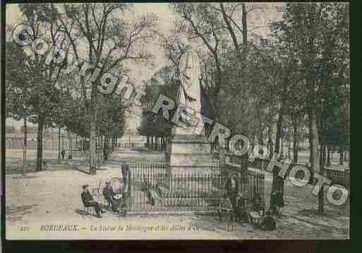 Ville de BORDEAUX Carte postale ancienne