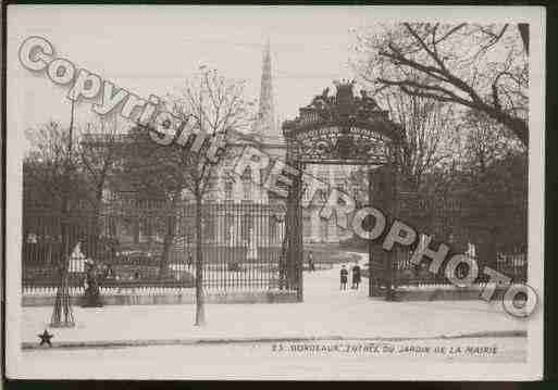 Ville de BORDEAUX Carte postale ancienne