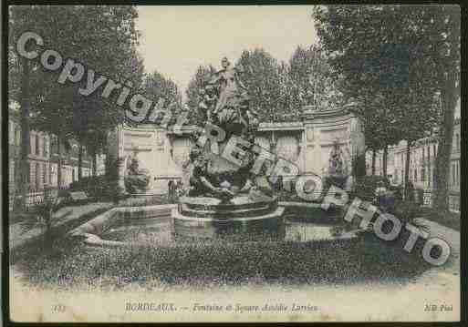 Ville de BORDEAUX Carte postale ancienne