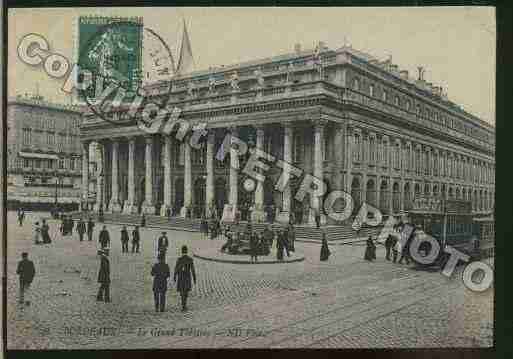 Ville de BORDEAUX Carte postale ancienne