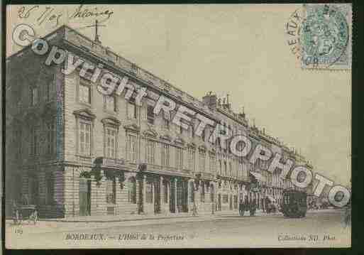 Ville de BORDEAUX Carte postale ancienne