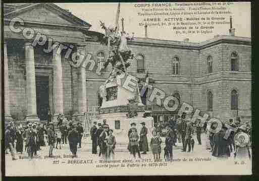 Ville de BORDEAUX Carte postale ancienne