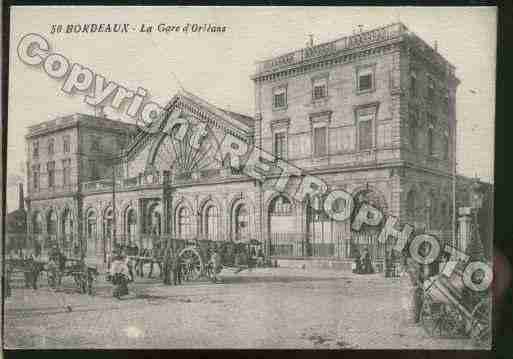 Ville de BORDEAUX Carte postale ancienne