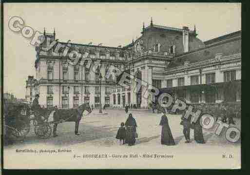 Ville de BORDEAUX Carte postale ancienne