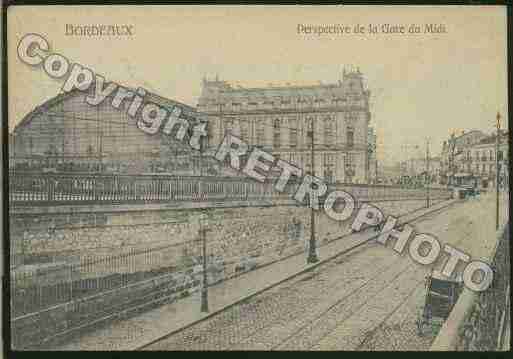 Ville de BORDEAUX Carte postale ancienne