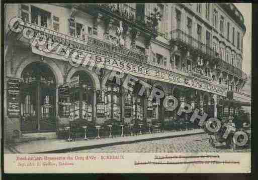 Ville de BORDEAUX Carte postale ancienne