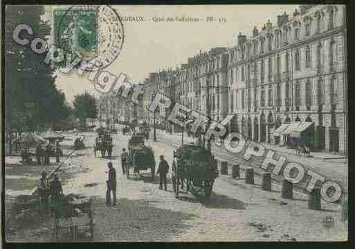 Ville de BORDEAUX Carte postale ancienne