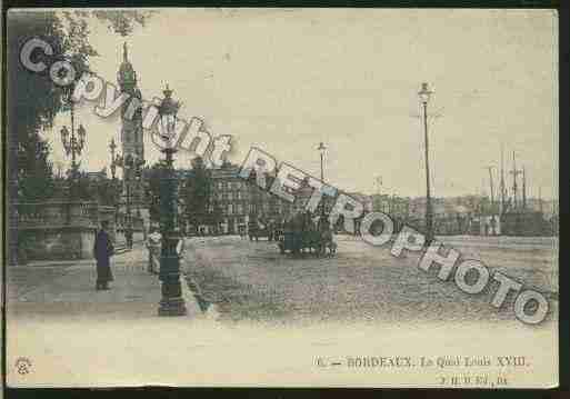 Ville de BORDEAUX Carte postale ancienne