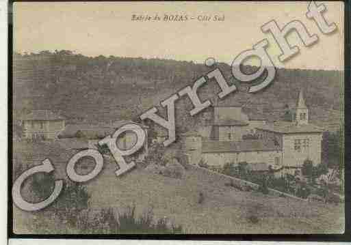 Ville de BOZAS Carte postale ancienne