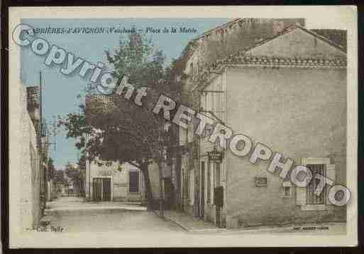 Ville de CABRIERESD\'AVIGNON Carte postale ancienne