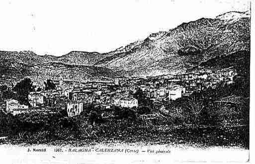 Ville de CALENZANA Carte postale ancienne