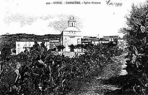 Ville de CARGESE Carte postale ancienne Ville de CARGESE Carte postale ancienne