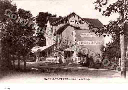 Ville de CAROLLES Carte postale ancienne