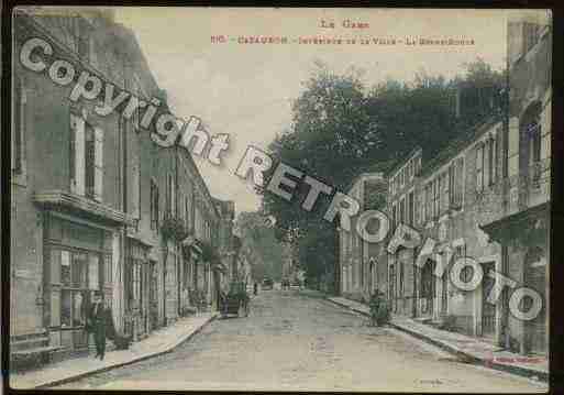 Ville de CAZAUBON Carte postale ancienne