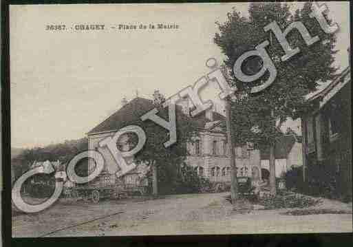 Ville de CHAGEY Carte postale ancienne