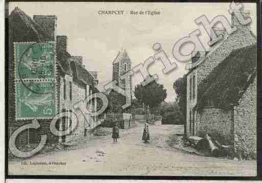 Ville de CHAMPCEY Carte postale ancienne