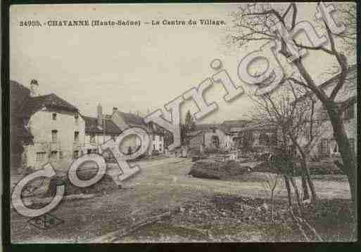 Ville de CHAVANNE Carte postale ancienne