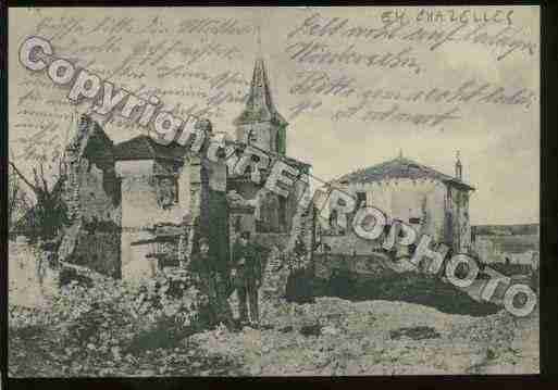 Ville de CHAZELLES Carte postale ancienne