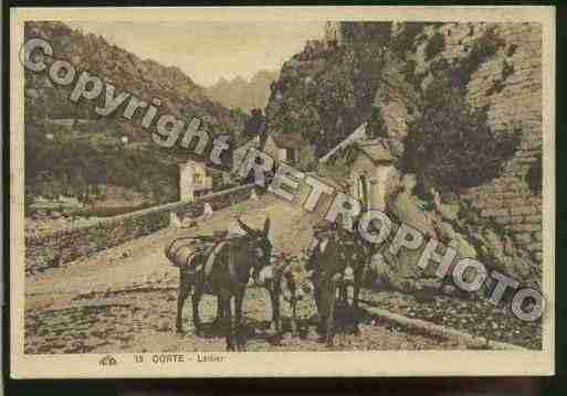 Ville de CORTE Carte postale ancienne
