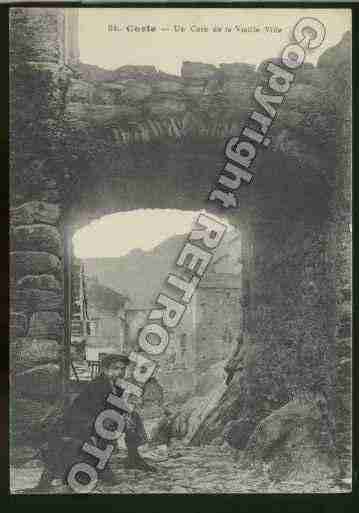 Ville de CORTE Carte postale ancienne
