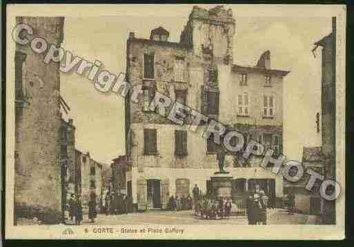 Ville de CORTE Carte postale ancienne