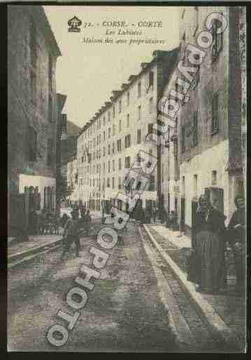 Ville de CORTE Carte postale ancienne