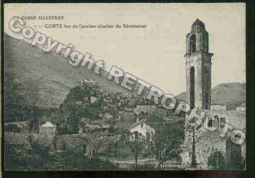 Ville de CORTE Carte postale ancienne