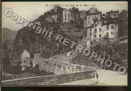 Ville de CORTE Carte postale ancienne