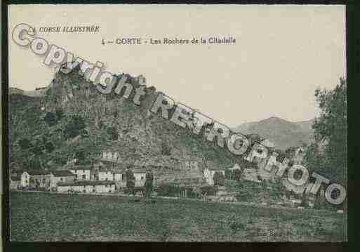 Ville de CORTE Carte postale ancienne