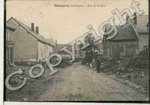 Ville de DOMMERY Carte postale ancienne