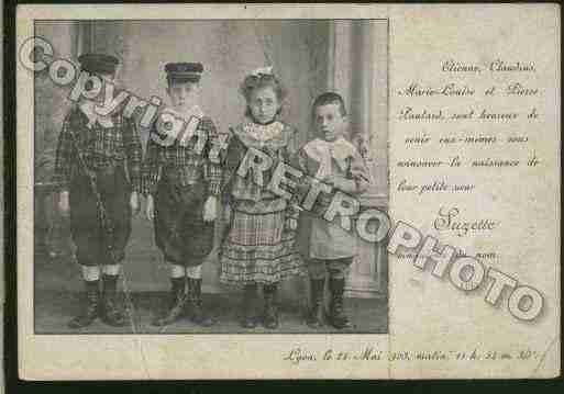 Ville de ENFANCE Carte postale ancienne