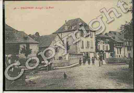 Ville de ENGOMER Carte postale ancienne