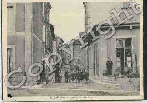 Ville de ESCALES Carte postale ancienne