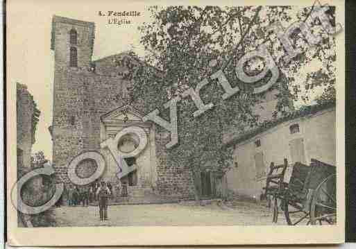 Ville de FENDEILLE Carte postale ancienne