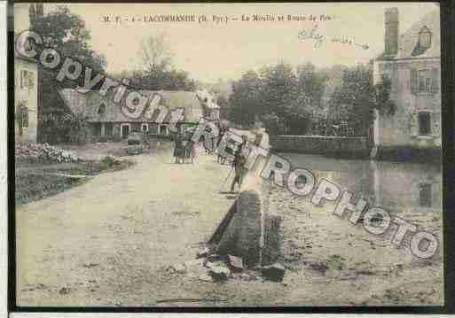 Ville de LACOMMANDE Carte postale ancienne