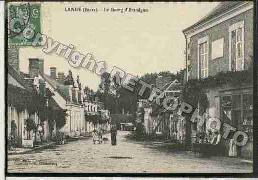 Ville de LANGE Carte postale ancienne