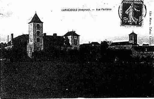 Ville de LANUEJOULS Carte postale ancienne