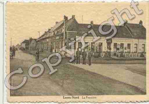 Ville de LEERS Carte postale ancienne