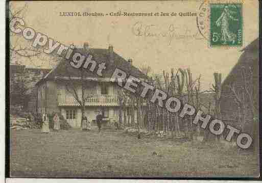 Ville de LUXIOL Carte postale ancienne