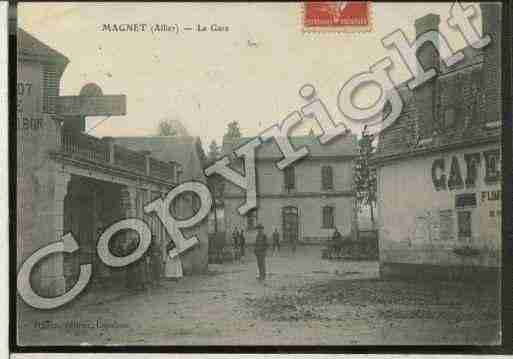 Ville de MAGNET Carte postale ancienne