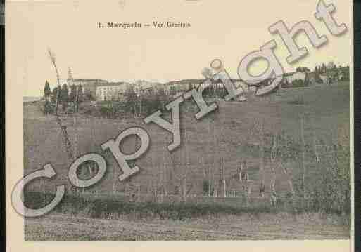 Ville de MARQUEIN Carte postale ancienne