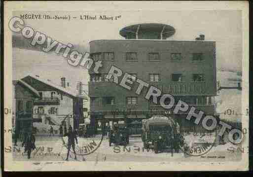 Ville de MEGEVE Carte postale ancienne