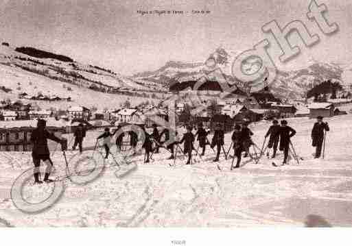 Ville de MEGEVE Carte postale ancienne
