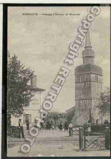 Ville de MIMBASTE Carte postale ancienne