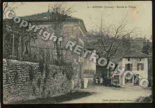 Ville de MIRIBEL Carte postale ancienne