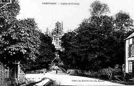 Ville de MONTMORTLUCY Carte postale ancienne