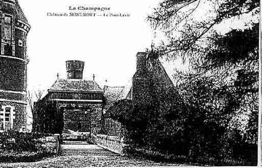 Ville de MONTMORTLUCY Carte postale ancienne