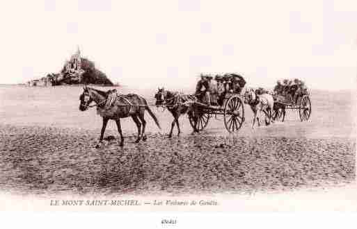 Ville de MONTSAINTMICHEL(LE) Carte postale ancienne