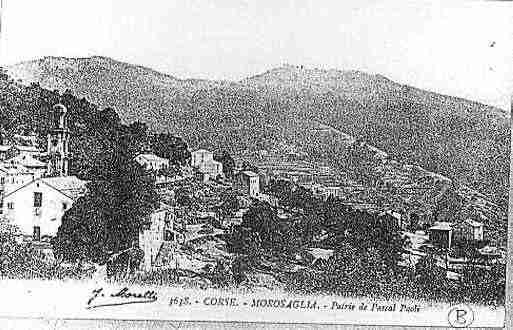 Ville de MOROSAGLIA Carte postale ancienne