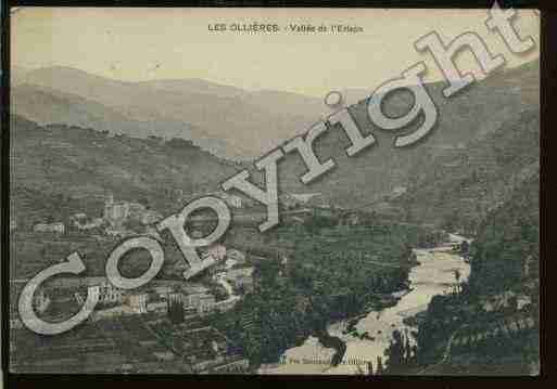 Ville de OLLIERESSUREYRIEUX(LES) Carte postale ancienne